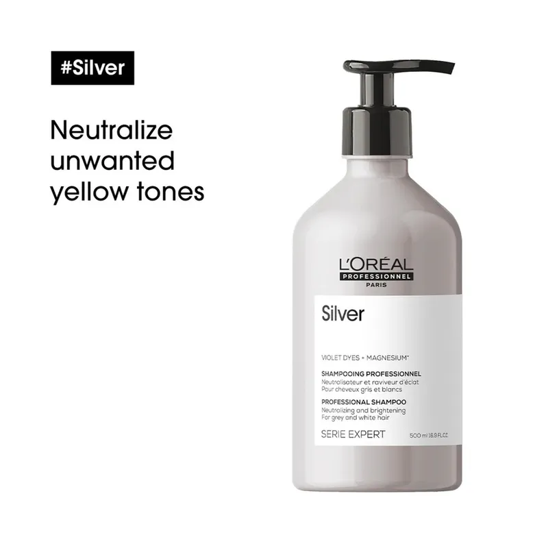 Bild 4 för L'Oréal Professionnel Silver Serie Expert Professional Shampoo 500 ml
