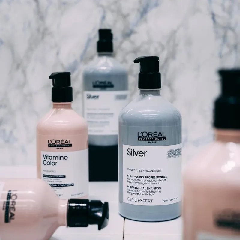 Bild 5 för L'Oréal Professionnel Silver Serie Expert Professional Shampoo 500 ml