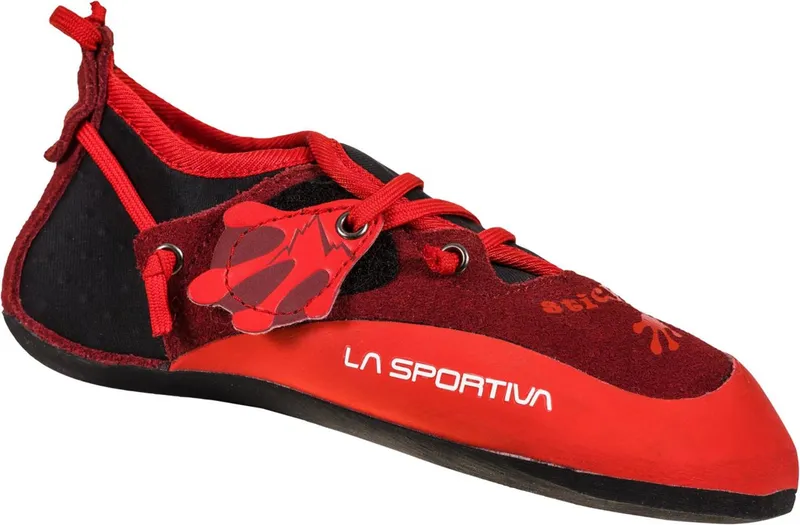 Bild 1 för La Sportiva Stickit Climbing Shoes Kids Chili/Poppy