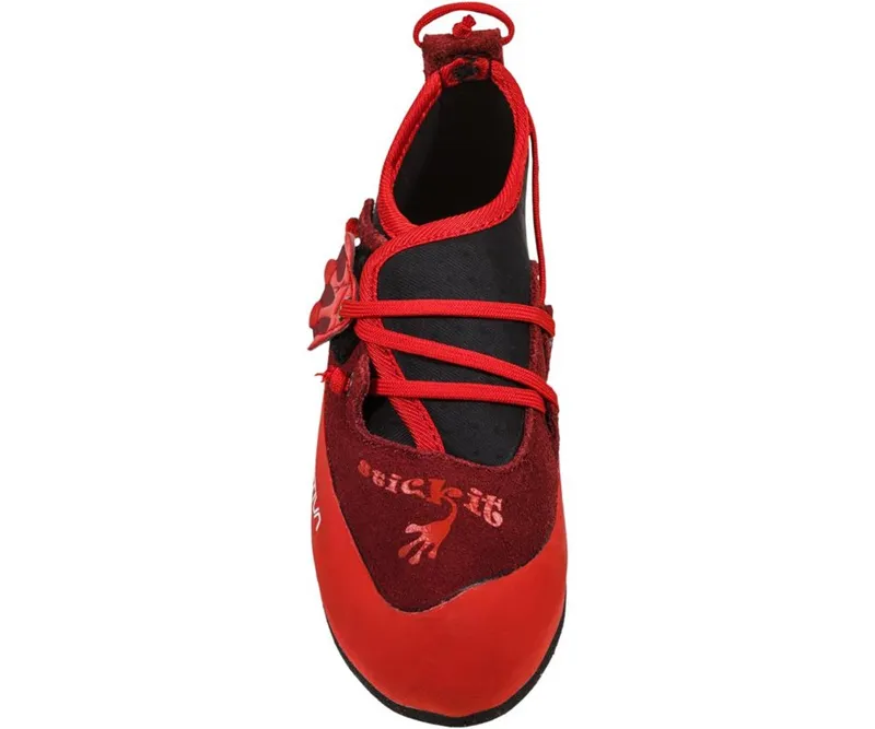 Bild 2 för La Sportiva Stickit Climbing Shoes Kids Chili/Poppy