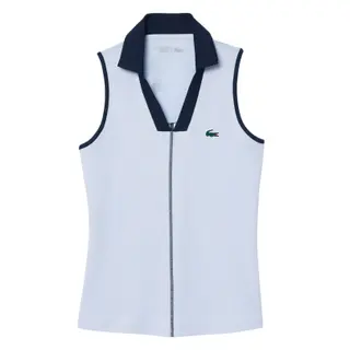 Produktfoto för Lacoste Ultra-Dry Sleeveless Polo Shirt Women Light Blue
