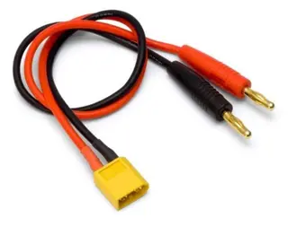 Produktfoto för Laddkabel XT60 med 4mm banankontakter