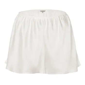 Alternativ bild 0 för Lady Avenue Pure Silk French Knickers Benvit silke X-Small Dam
