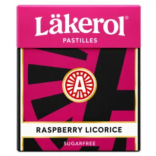 Produktfoto för Läkerol Raspberry Licorice 25g
