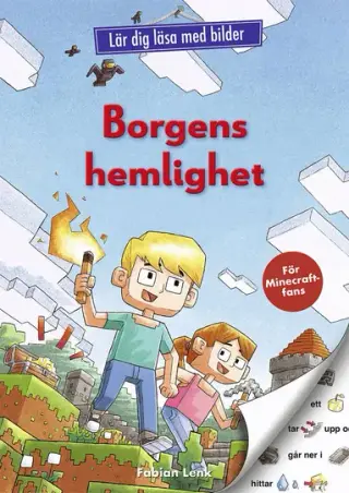 Produktfoto för Lär dig läsa Borgens hemlighet Minecraft