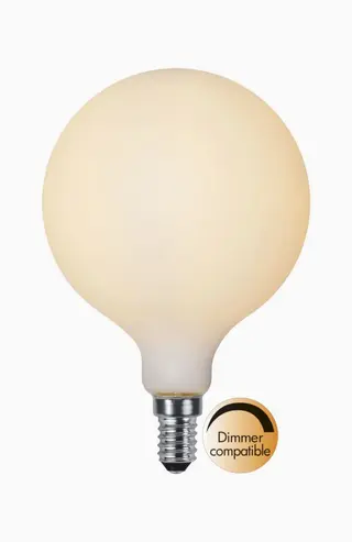 Produktfoto för Lampa E14 G95 Glob opal 1,5W 2600K