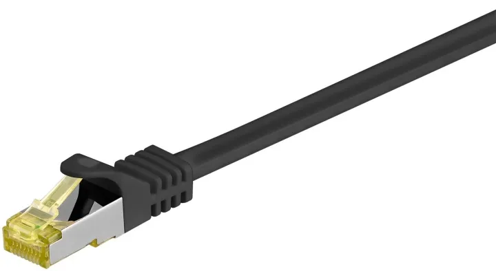 Alternativ bild 0 för LAN STP - CAT 6A S / CAT 7 - Black - 1m