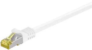 Produktfoto för LAN STP CAT 7 - Vit - 1m