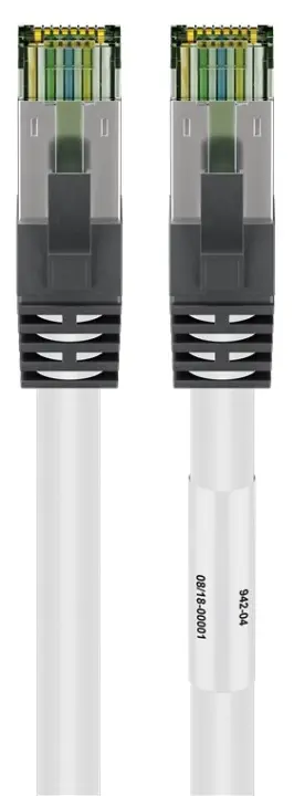 Produktfoto för LAN STP CAT 8.1 - Vit - 0.5 m