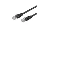 Produktfoto för LAN UTP CAT 6 - Svart - 10m