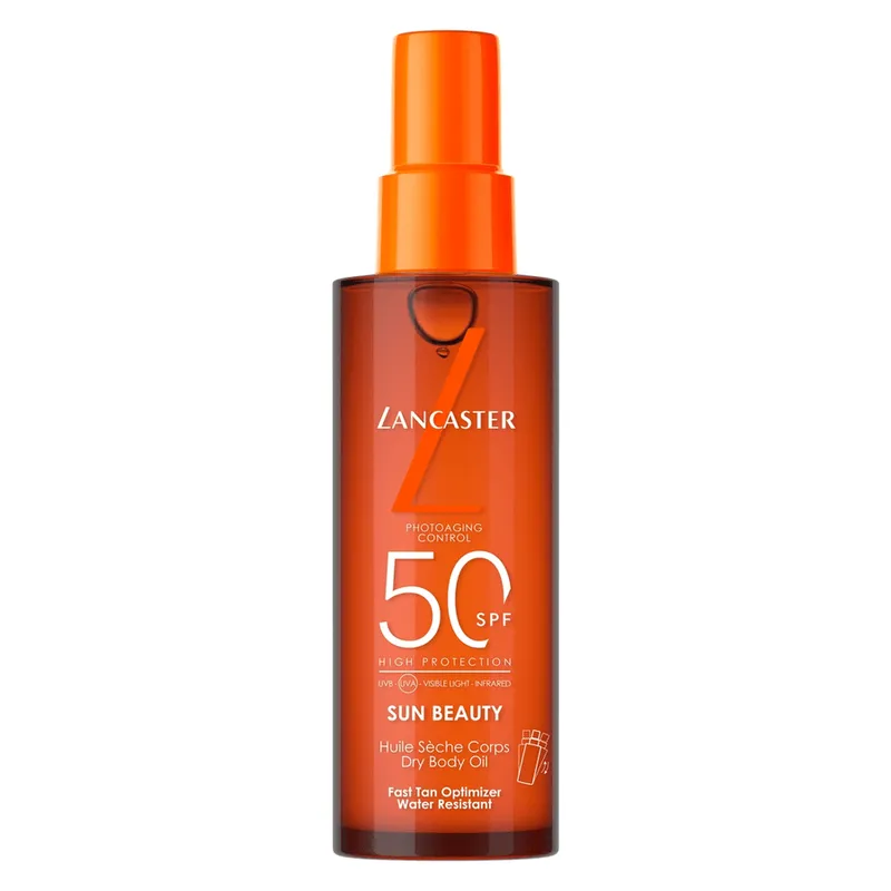 Bild 1 för Lancaster Sun Beauty Fast Tan Optimizer Satin Dry Oil High Protection SPF50 150 ml