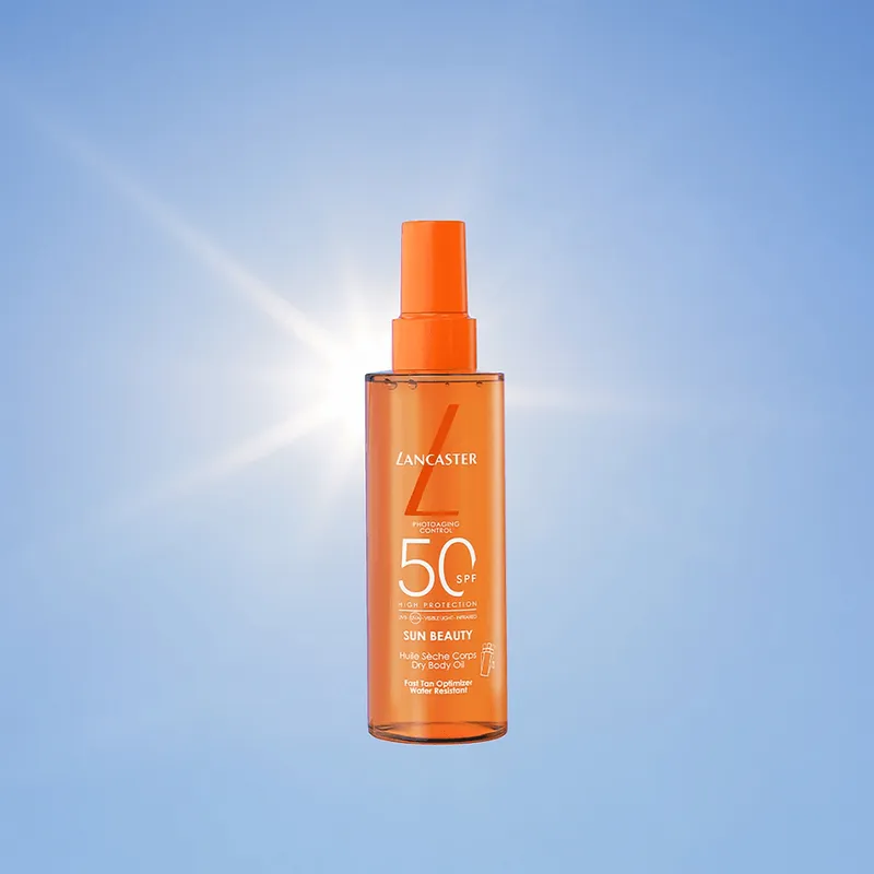 Bild 3 för Lancaster Sun Beauty Fast Tan Optimizer Satin Dry Oil High Protection SPF50 150 ml