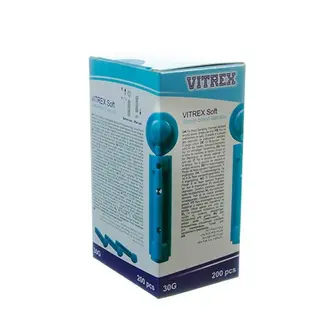 Produktfoto för Lansett Vitrex Soft - 30G (0,31mm) grön 200-p - 200 st
