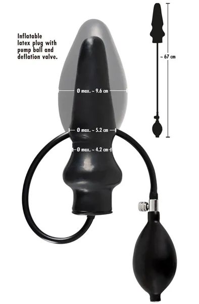 Bild 2 för Latex Uppblåsbar Plugg