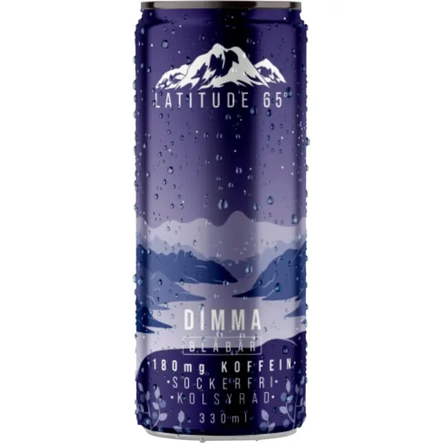 Alternativ bild 0 för Latitude 65 Dimma Blåbär 330 ml