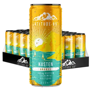Produktfoto för Latitude 65 Energidryck Solsken 24-pack
