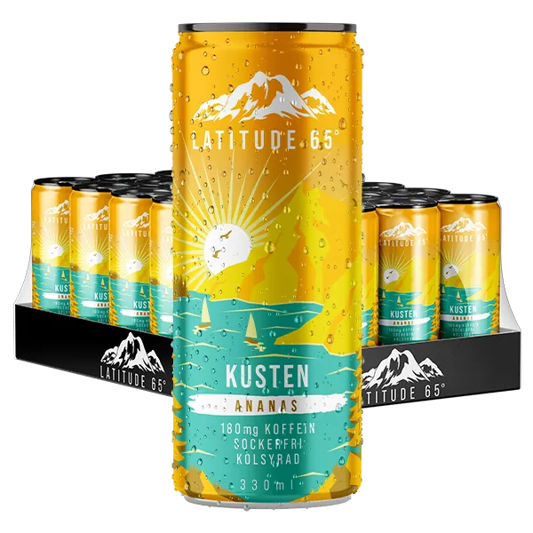 Alternativ bild 0 för Latitude 65 Energidryck Solsken 24-pack