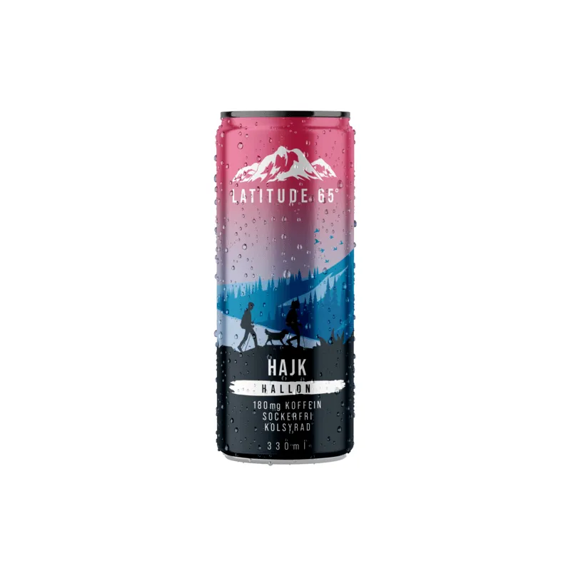 Bild 1 för Latitude 65 Hajk Hallon 330 ml