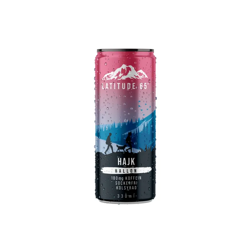Bild 2 för Latitude 65 Hajk Hallon 330 ml