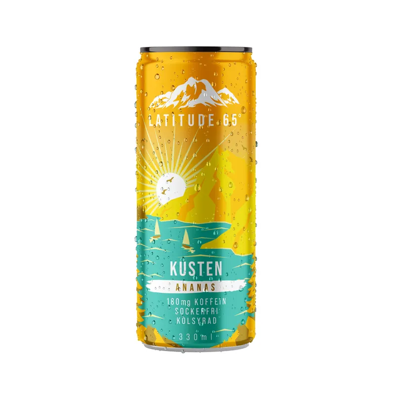 Bild 2 för Latitude 65 Solsken Ananas 330 ml