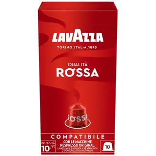 Produktfoto för Lavazza Qualità Rossa kaffekapslar, 10 st
