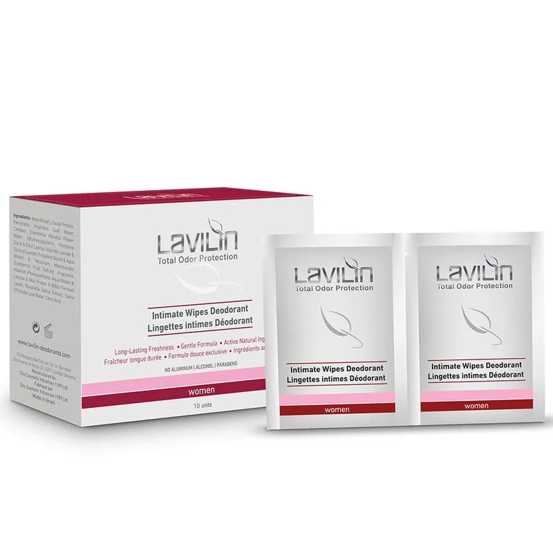 Bild 1 för Lavilin Intimate Deodorant Wipes Probiotic 10 st