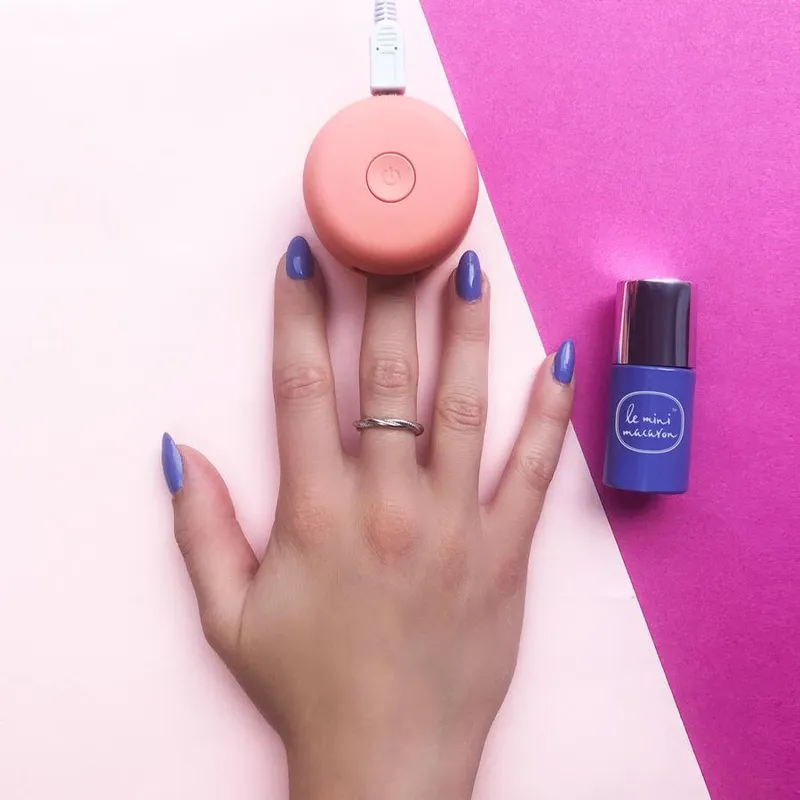 Bild 6 för Le Mini Macaron Gel Polish Blueberry Cheesecake 8 ml