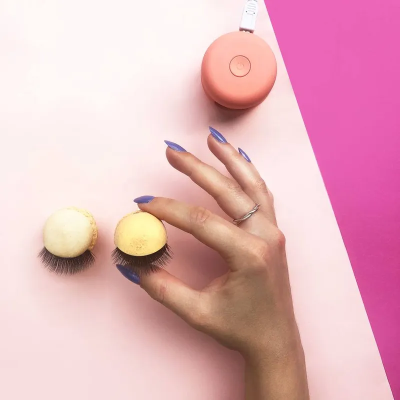 Bild 7 för Le Mini Macaron Gel Polish Blueberry Cheesecake 8 ml