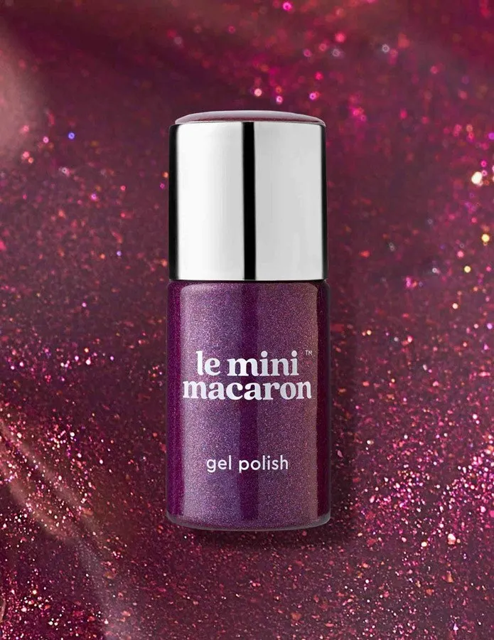 Bild 4 för Le Mini Macaron Gel Polish Dark Plum 8 ml