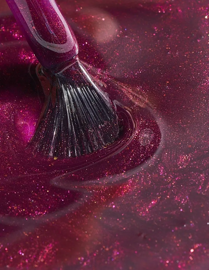 Bild 5 för Le Mini Macaron Gel Polish Dark Plum 8 ml