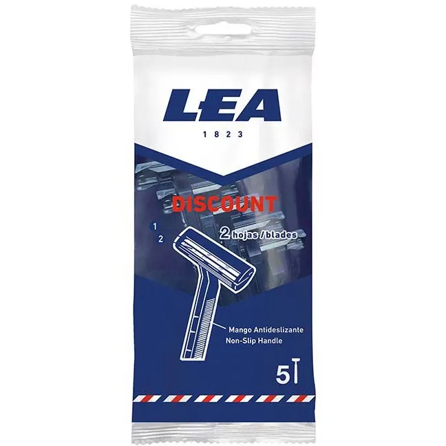 Alternativ bild 0 för LEA Men Disposable 2 Blade Razors for Men 5 Pack
