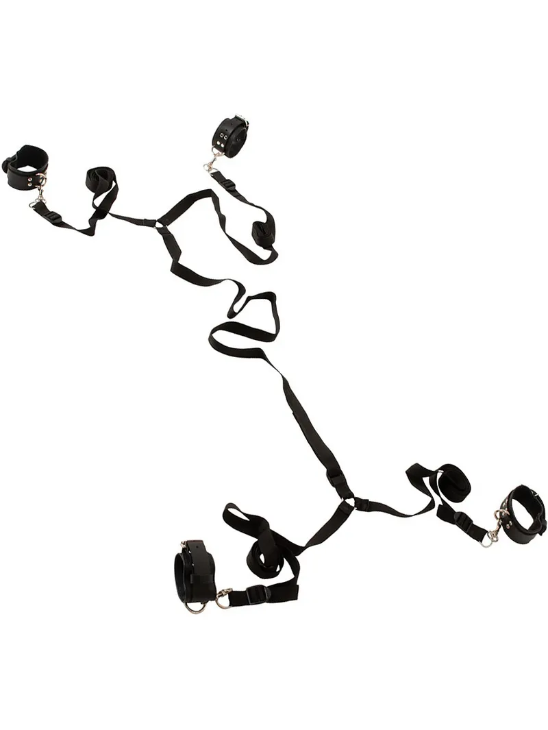 Alternativ bild 0 för LEATHER BED CUFF SET