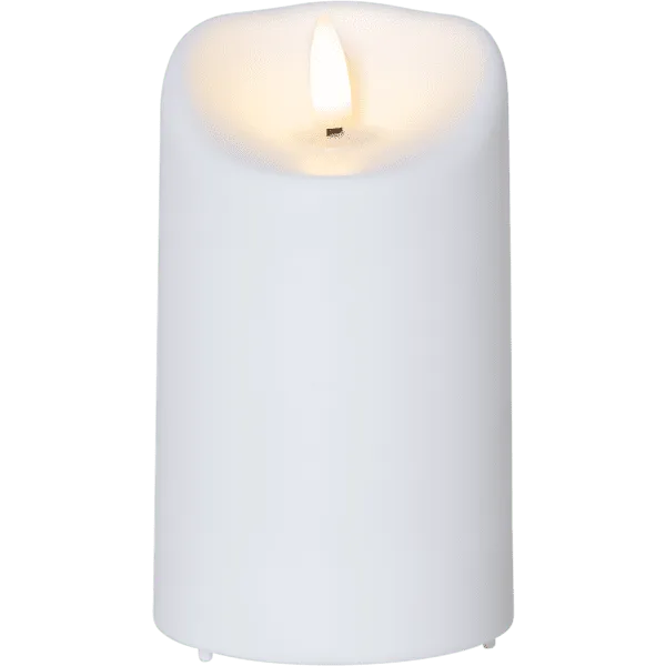 Bild 1 för LED BLOCKLJUS FLAMME / 15 cm / Batteri / Timer / inomhus/utomhusbruk / IP44