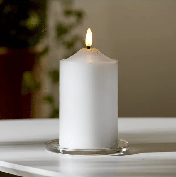 Bild 2 för LED BLOCKLJUS FLAMME 15 cm / timer / Batteri