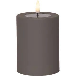 Produktfoto för LED BLOCKLJUS FLAMME SOFT MULLVAD / 12,5 CM / TIMER / INOMHUS/UTOMHUS