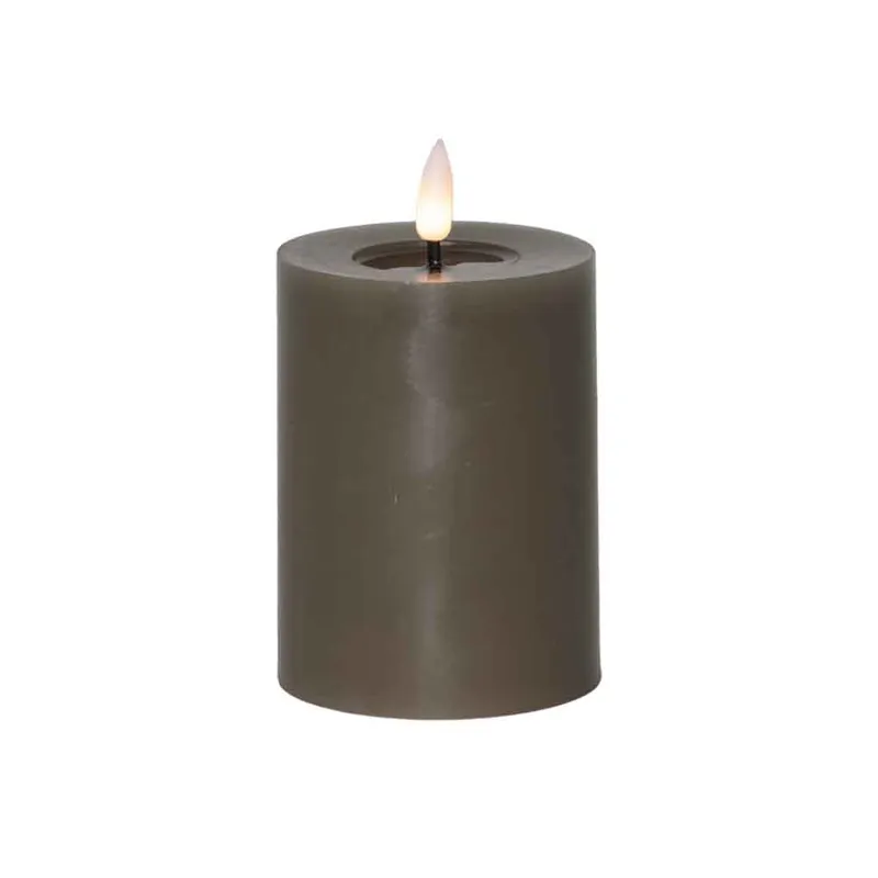 Bild 1 för Led Blockljus flytande vax Mullvad 12,5 cm