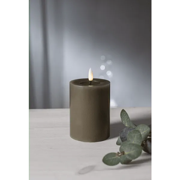 Bild 2 för Led Blockljus flytande vax Mullvad 17,5 cm