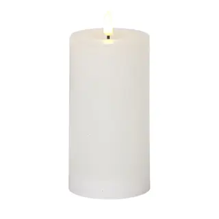 Produktfoto för Led Blockljus flytande vax Vit 17,5 cm