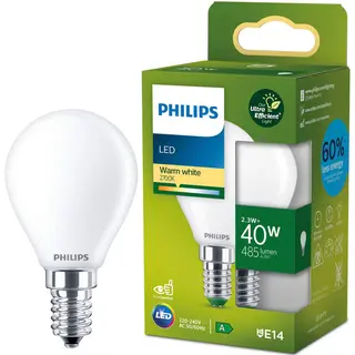 Produktfoto för LED E14 Klot P45 2,3W (40W) Frostad 485lm 2700K Energiklass A