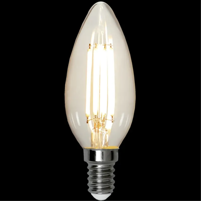 Alternativ bild 0 för LED-lampa E14 C35 klar 5.9W 3000K 806 lumen