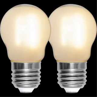 Produktfoto för LED-lampa E27 G45 Frosted 2-pack