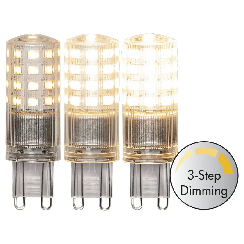 Alternativ bild 0 för LED-lampa G9 3-stegs-dim 4W 2700K 470 lumen