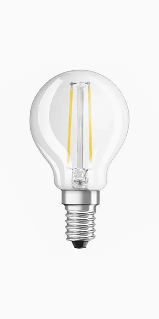 Produktfoto för LED-LAMPA OSRAM KLOT 25 E14 KL BOX 827 CL P | Beijerbygg Byggmaterial