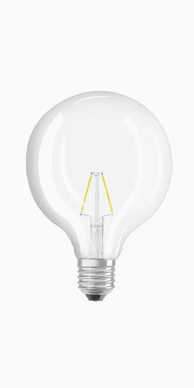 Alternativ bild 0 för LED-LAMPA OSRAM RETRO GLOB KLAR 2W E27 827 (25) | Beijerbygg Byggmaterial