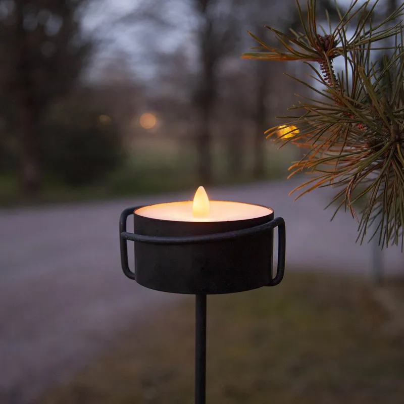 Bild 2 för LED Ljus Torch Candle (Svart)