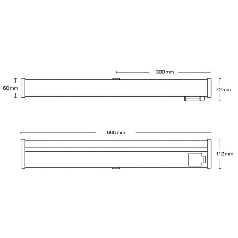 Bild 2 för LED spejlarmatur Lucianna 830/840 stik