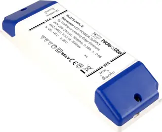 Produktfoto för LED-transformator SLD FDIM 24V 75W, fasdimbar via fram- och bakkant, en utgång, belastning 12-75 W