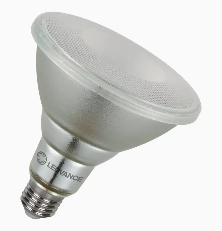 Alternativ bild 0 för LEDVANCE 4099854067808 LED (RGB)-lamp EEK F (A - G) E27 Par 38 14 W = 120 W Varmhvid (Ø x H) 122 mm x 122 mm 1 stk