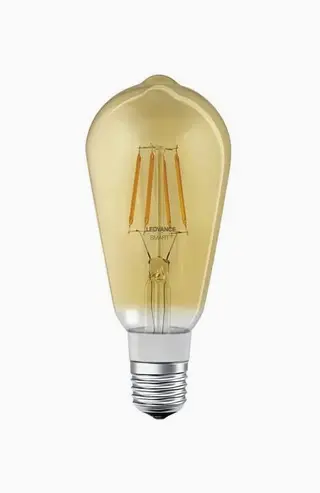 Produktfoto för LEDVANCE SMART+ Edison - LED-glödlampa med filament - form: ST64 - E27 - 5.5 W (motsvarande 45 W) - klass E - varmt vitt ljus - 2500 K