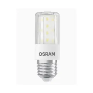 Produktfoto för LEDVANCE T Slim - LED-glödlampa - form: majs - klar finish - E27 - 7.3 W (motsvarande 60 W) - klass E - varmt vitt ljus - 2700 K